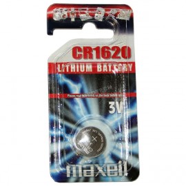 Pile Bouton CR1620 Standard - MAXELL - Lithium - 3V