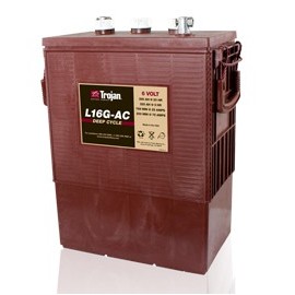 Batterie L16G-AC ex CR395 TROJAN - DEEP CYCLE ACIDE - 6V - 390Ah