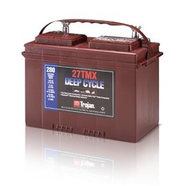 Batterie 27TMX ex 27DC24 TROJAN - DEEP CYCLE ACIDE - 12V - 105Ah