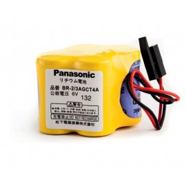 PANASONIC Pack pile lithium BR 2/3 A - 6v - 2400mAh + connecteur noir