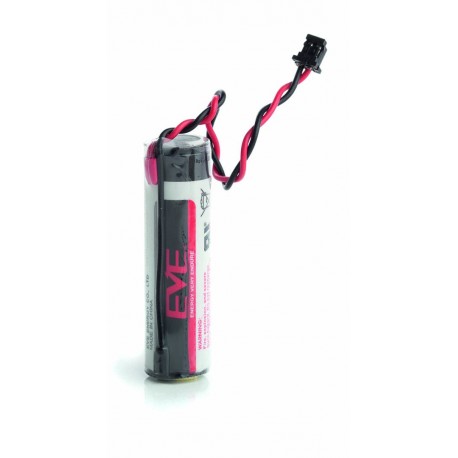 CHRONO Pile lithium ER14505 -3.6V - 2600mAh + Connecteur noir 