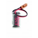 CHRONO Pile lithium ER14250 - 1/2AA - 3,6V - 1200mAh + Connecteur JAE