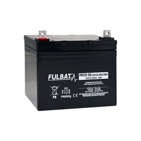 Batterie Plomb Cyclage FPC12-35 - 12V - 33Ah - UL94.FR – FULBAT