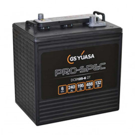 Batterie DCB125-6 - YUASA PRO-SPEC - DEEP CYCLE - Compatible T125 ex CR235 - 6V - 240Ah