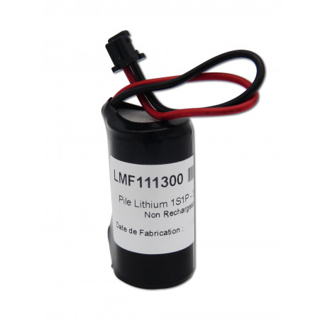 CHRONO Pile lithium LS17330 - 3.6V + 2100mAh + Connecteur 